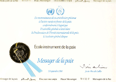 Messager de la paix